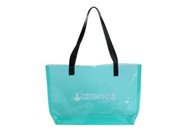 clear PVC tote bag