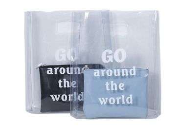 clear PVC tote bag