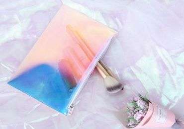 holograpohc PVC cosmetic bag