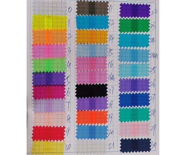transparent PVC color