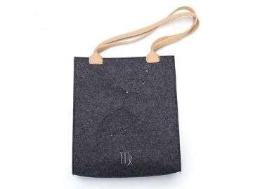 custom felt shopping bag
