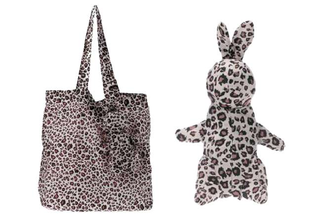 Foldable Shopping Bag with Rabbit Design