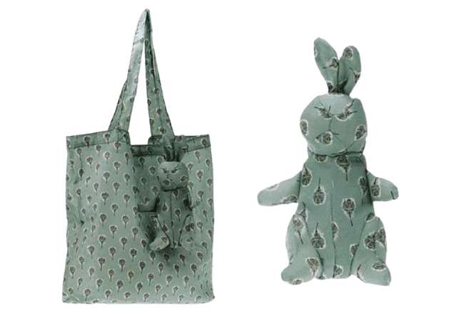 Foldable Shopping Bag with Rabbit Design