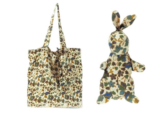Foldable Shopping Bag with Rabbit Design