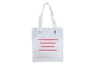 transparent pvc tote bag