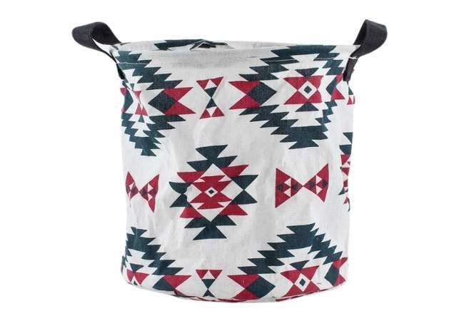 Prainted Cotton and Linen Bag