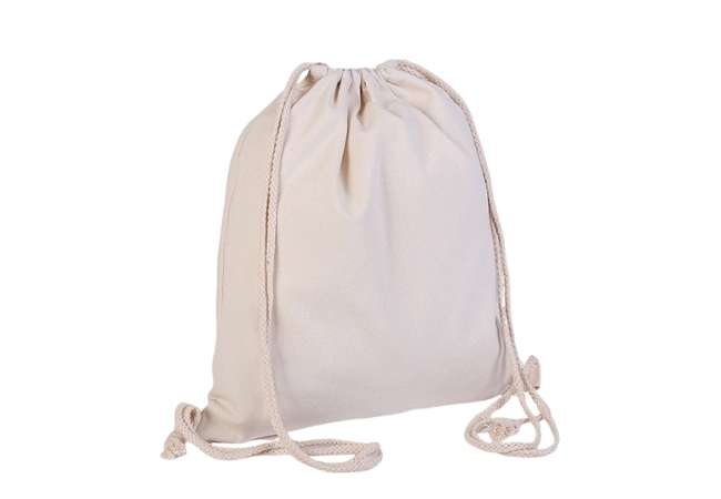 Cotton Drawstring Backpack
