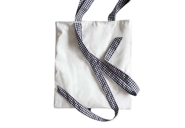 Bowknot Cotton Tote Bag