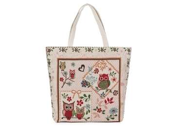 Cotton Zipper Tote Bag