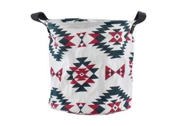 Prainted Cotton and Linen Bag