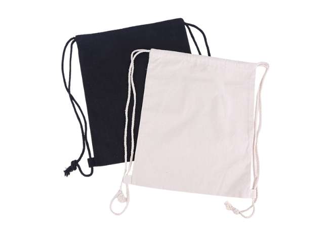 Cotton Drawstring Backpack