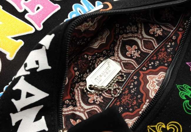 Cotton Shoudler Bag with Double Zippers
