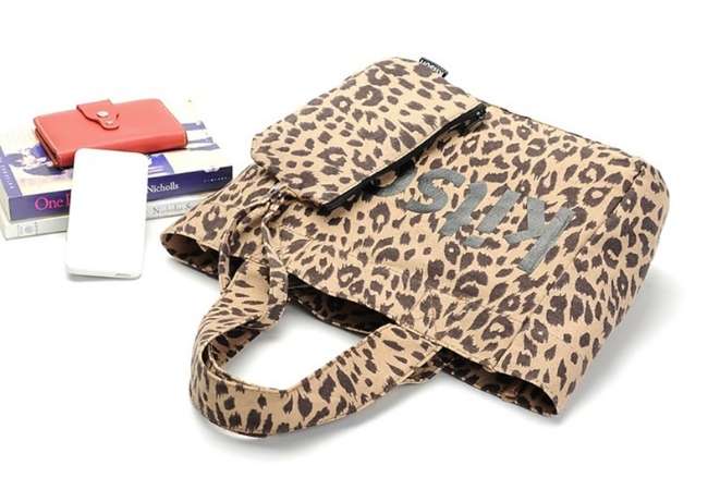 Leopard Cotton Shopping Bag