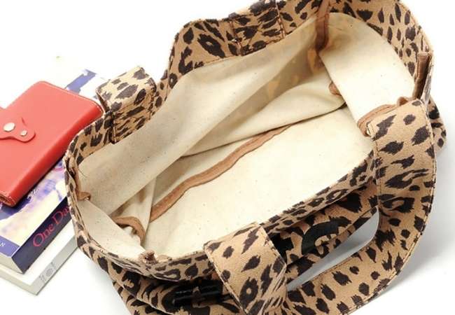Leopard Cotton Shopping Bag
