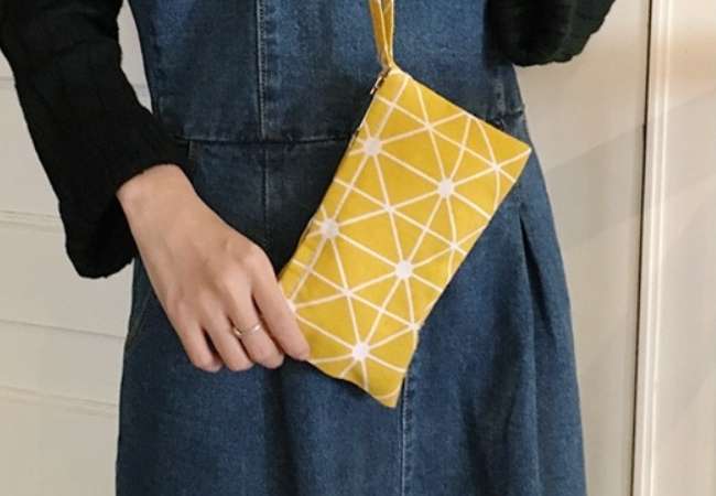 Cotton Zipper Pouch