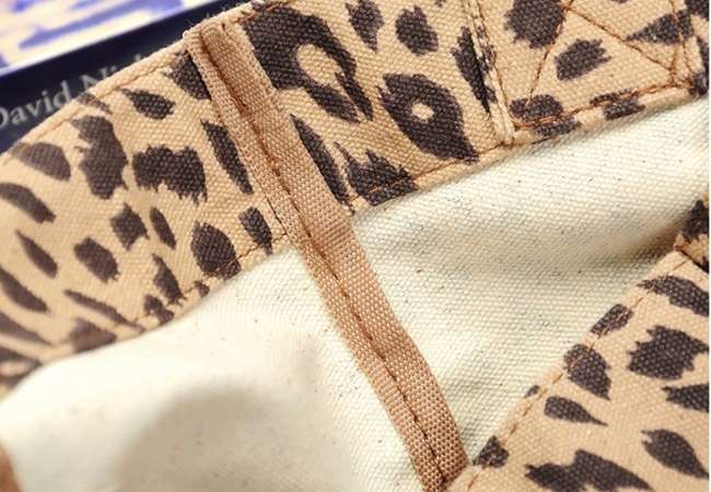 Leopard Cotton Shopping Bag