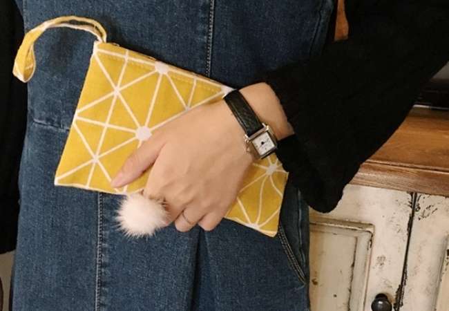 Cotton Zipper Pouch