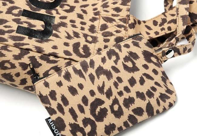 Leopard Cotton Shopping Bag
