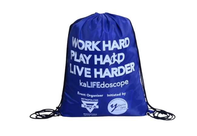 Custom Made Oxford Drawstring Bag