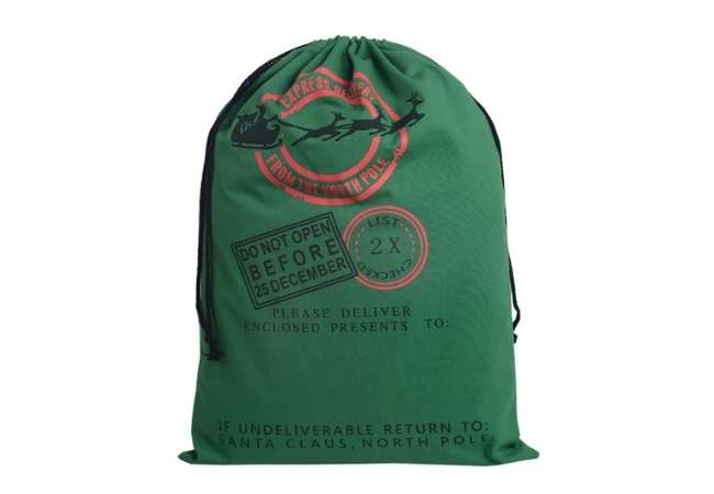 Christmas Cotton Drawstring Bag