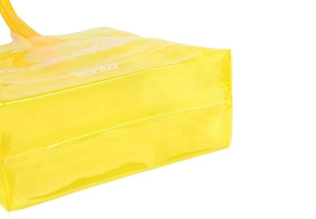 clear shopping bag