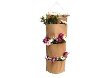 Washable Kraft Paper Flower Wall Decoration
