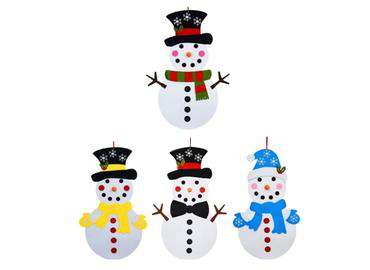 Christmas Decoration Felt Hanging Snowman