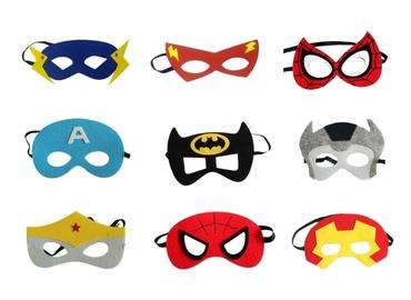 Cartoon Half Face Felt Mask