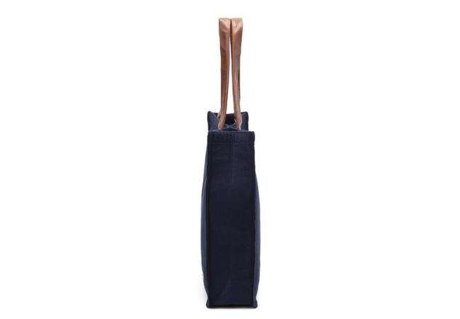 Customized Logo Felt Bag with PU Leather Handle