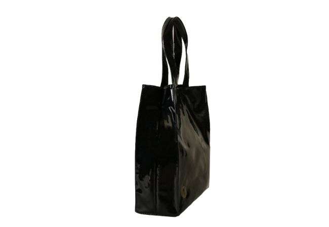 Black Harrods PVC Bag