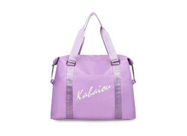 Fashional Nylon Gym Bag with Heat Transfer Printing