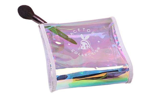 Rainbow Holographic PVC Cosmetic Bag
