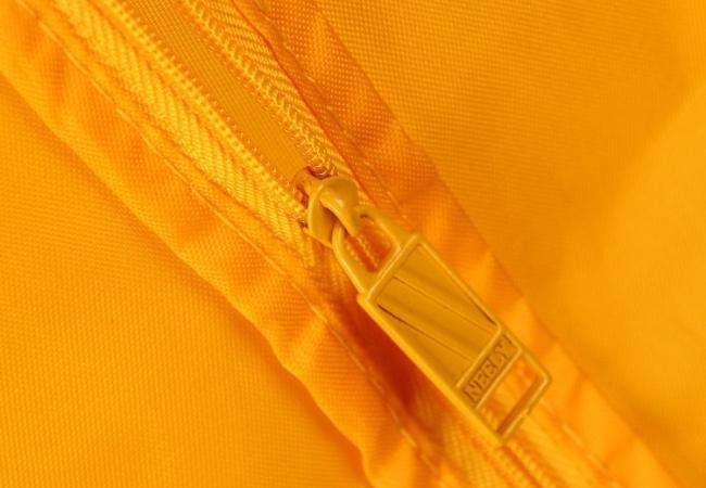 Yellow Oxford Garment Bag with Card Pocket