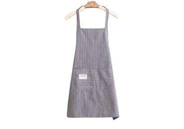 Wholesale Grey Striped Cotton Apron