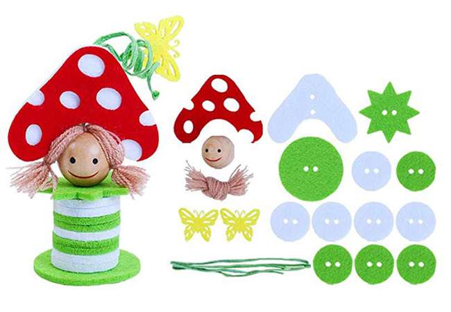 Customized Dragonfly DIY Felt Insect Toy