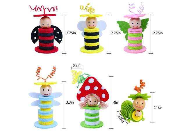 Customized Dragonfly DIY Felt Insect Toy