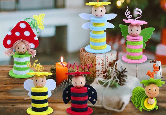 Customized Dragonfly DIY Felt Insect Toy