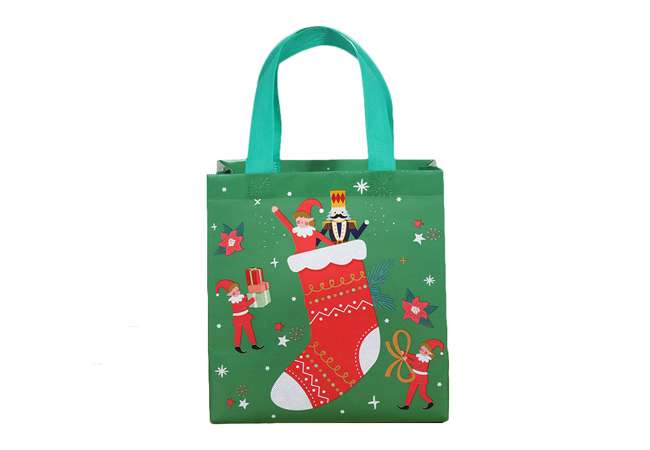 High Quality Christmas PP Non Woven Tote Bag