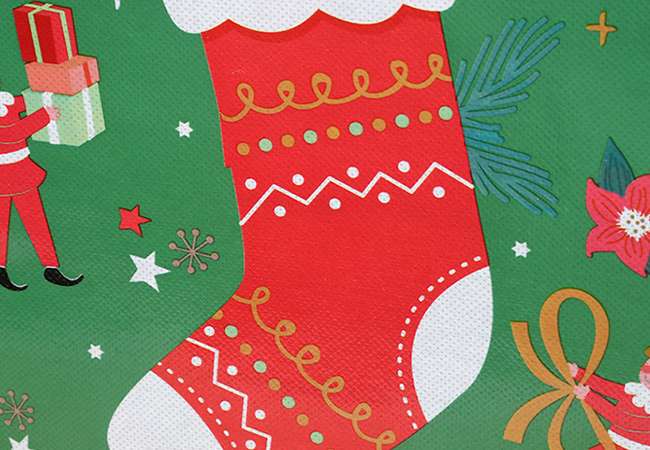 High Quality Christmas PP Non Woven Tote Bag