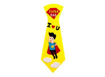 Kid DIY Father's Gift Felt Tie
