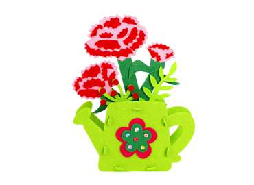 Family Handmade Activity Felt DIY Basket