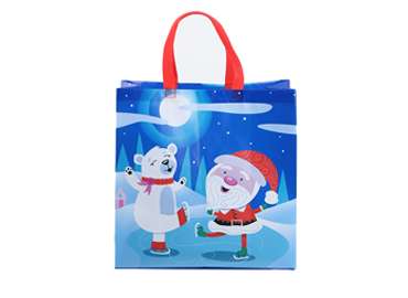 Christmas Printed PP Non Woven Shopping Bag