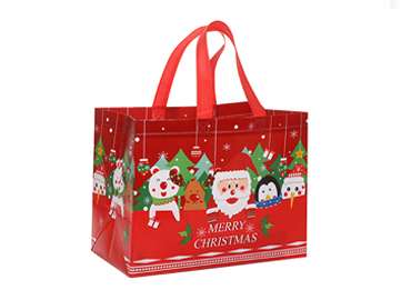 Waterproof Christmas PP Non Woven Packaging Bag