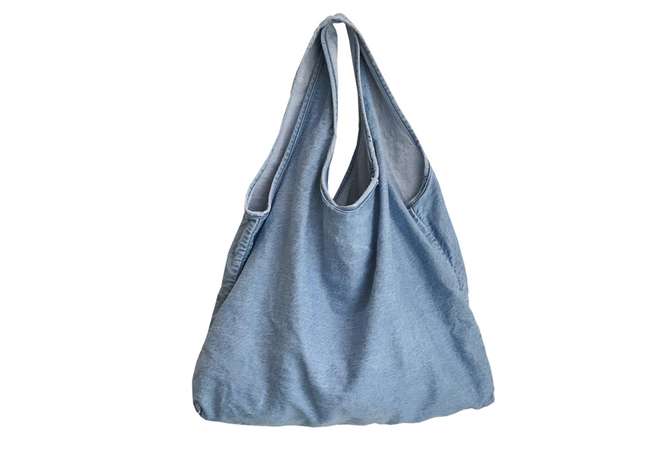 Customized Denim Woman Tote Bag