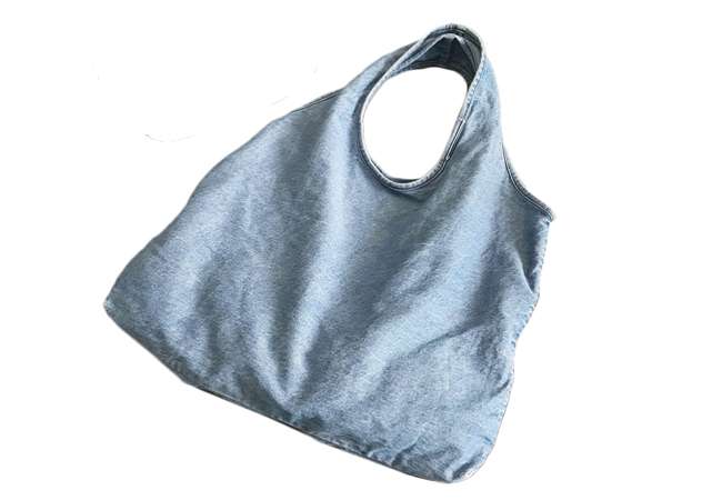 Customized Denim Woman Tote Bag