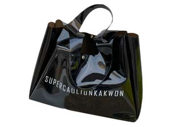 Super Big Capacity Transparent PVC Woman Tote Bag