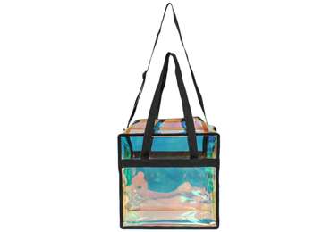 Square Holographic Laser PVC Woman Tote Bag