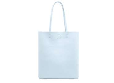 Plain PU Woman Tote Bag