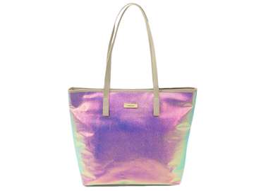 Shiny PU Leather Woman Tote Bag