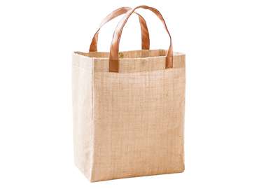 Natural Jute Woman Tote Bag
